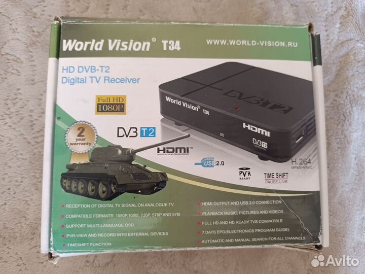 World Vision T34 HD DVB-T2