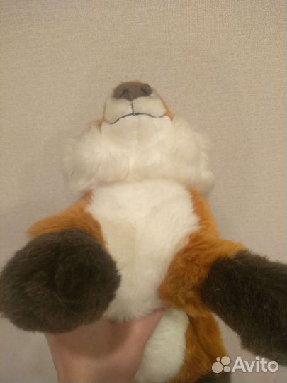 Игрушки динозаврик и лиса