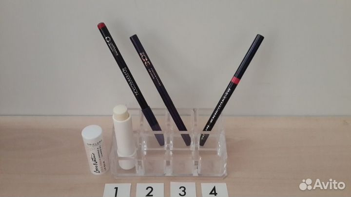 Помады, Карандаш для губ. Краска для волос. Орифле