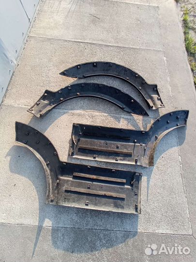 Kia Sorento 1 2002 - 2006 год накладка крыла