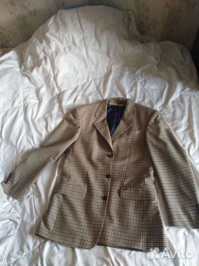 Пиджак в клетку Италия Vintage Signe