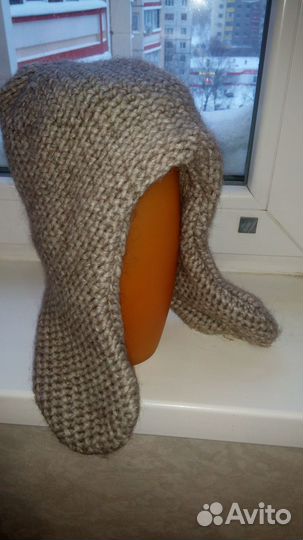 Шапка ушанка из шерсти