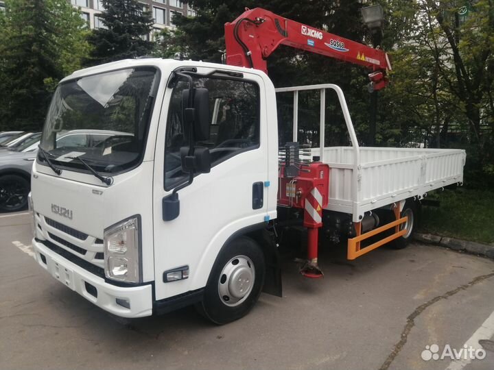 Isuzu Elf с КМУ, 2023