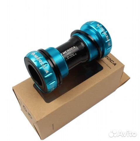 Каретка hollowtech 2 meroca M68 Синяя