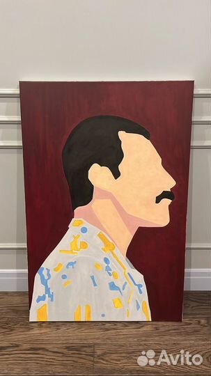 Картина маслом на холсте. Фредди меркьюри