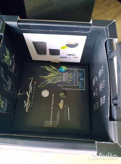 Кашпо с автополивом Lechuza Cubico 30/56