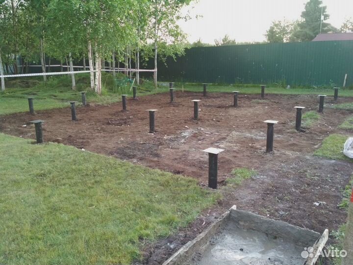 Винтовые сваи под ключ