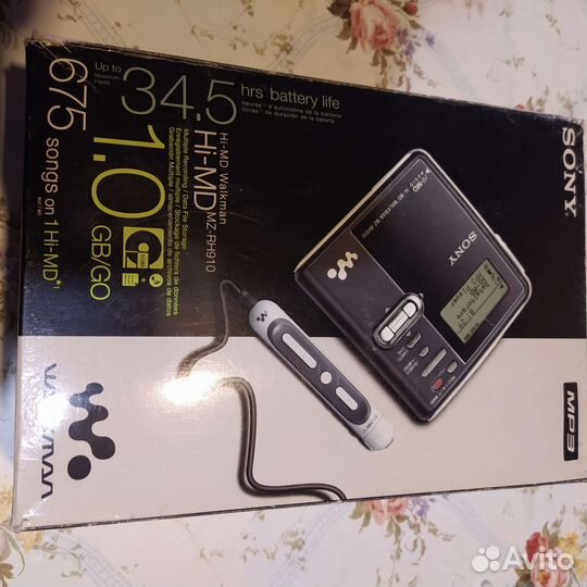Мд плеер sony мz rh910