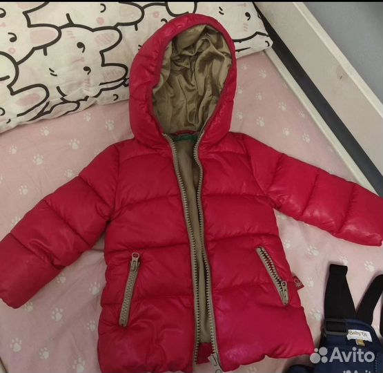 Куртка зимняя для девочки 80