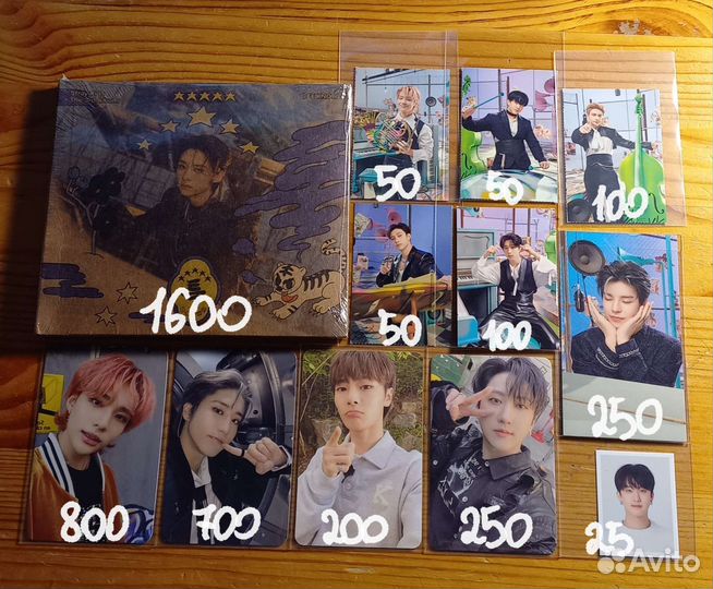 Альбом и карты stray kids 5 star the sound