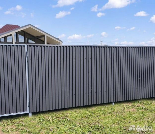 Заборы из профнастила