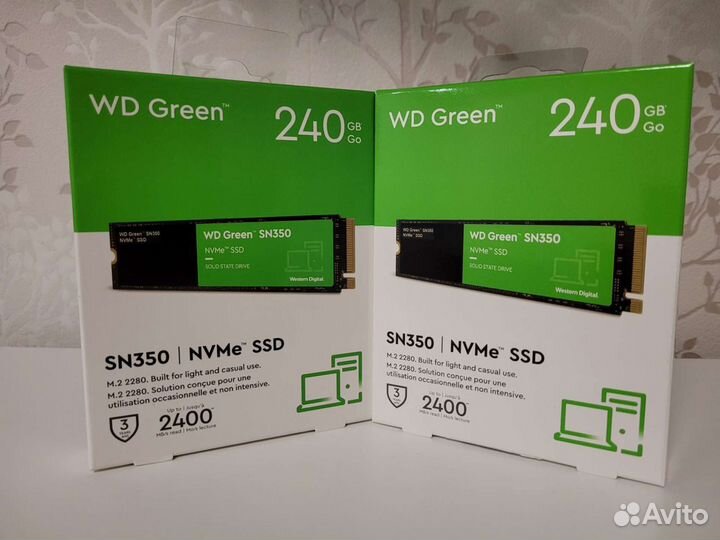 Новый SSD 240GB nvme