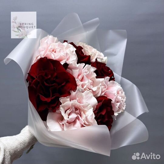 101 роза Цветы