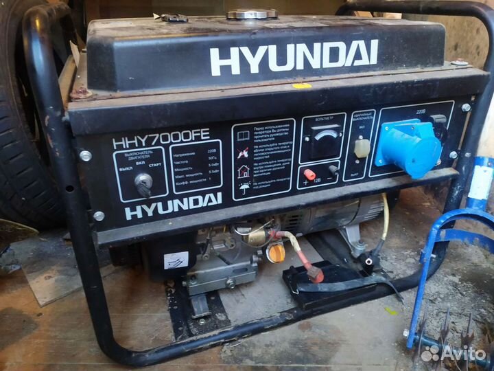 Генератор бензиновый hyundai