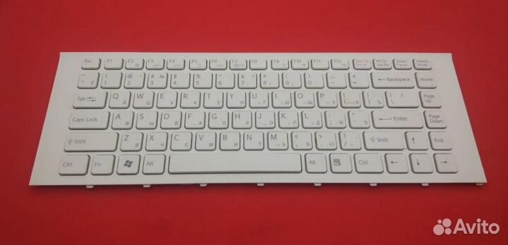 Клавиатура ноутбука Sony Vaio VPC-EA Series белая