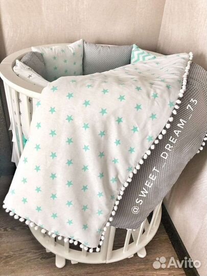 Бортики в кроватку