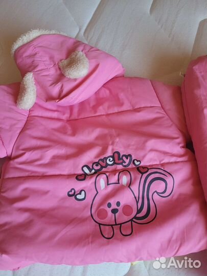 Зимний комбинезон для девочки новый