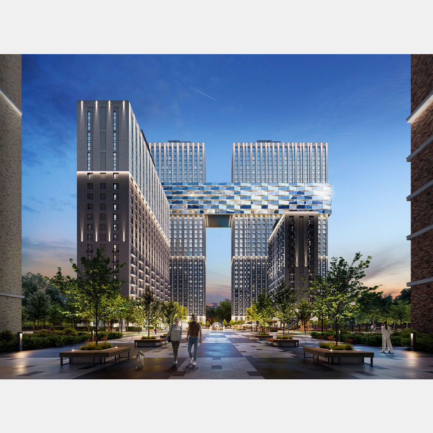 3-к. квартира, 87,8 м², 11/21 эт.