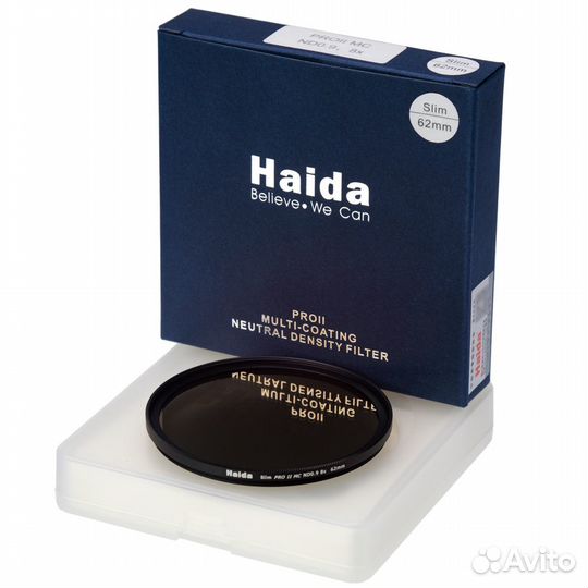 Светофильтр нейтрально-серый Haida Slim proii 62mm