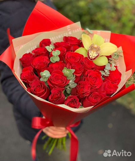 Цветы розы букеты