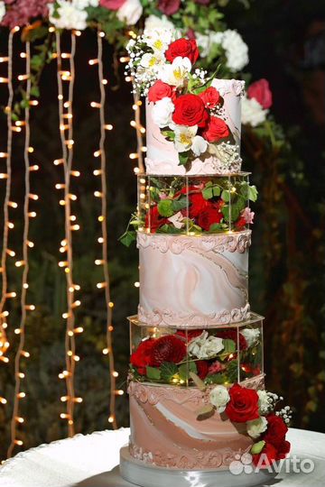 Межъярус акриловый для торта