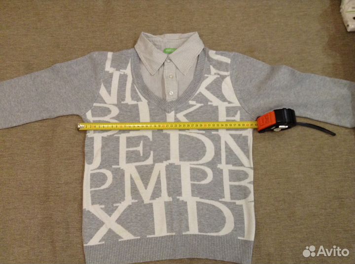 Свитер -рубашка обманка