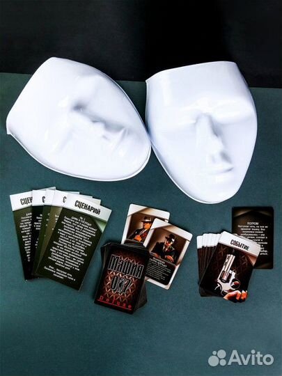 Настольная ролевая игра «Мафия 007» с масками