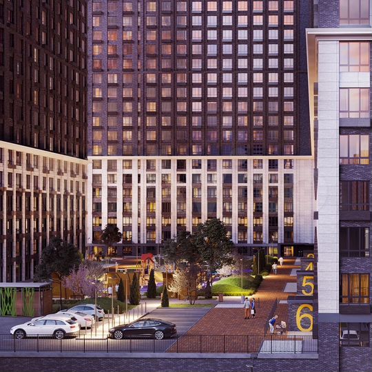 3-к. квартира, 85,6 м², 16/25 эт.