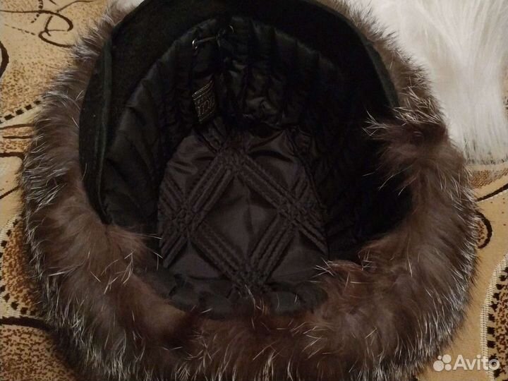 Шапка из чернобурки