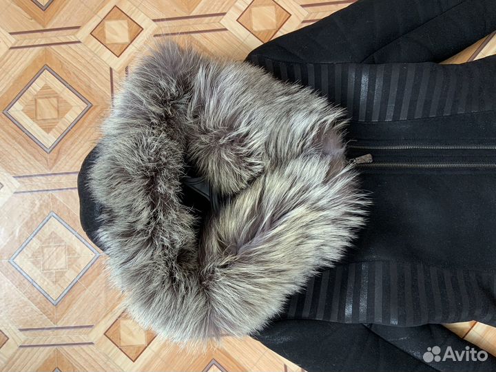 Дубленка искусственная женская 42