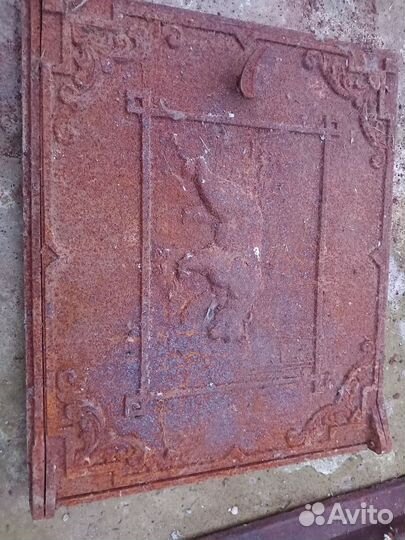 Плита чугунная для печи бу