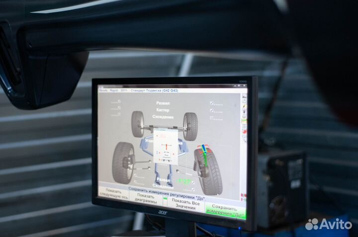 Сход развал 3D на стенде Hunter