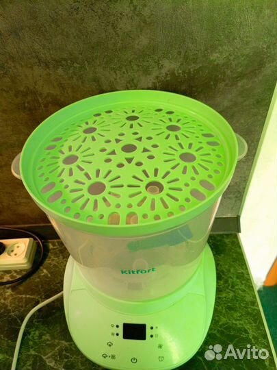 Стерилизатор паровой с сушкой kitfort