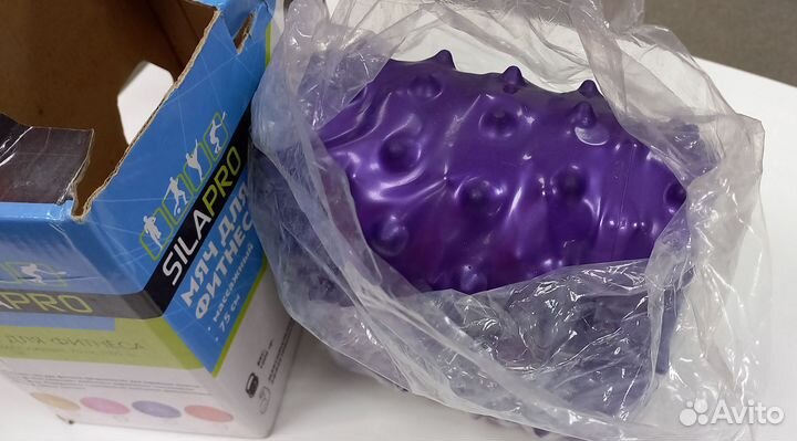 Мяч для фитнеса 75см 1000гр, массажный