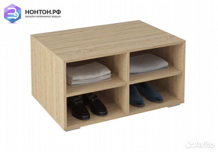 Тумба Норд Т01-800 дуб сонома / белый