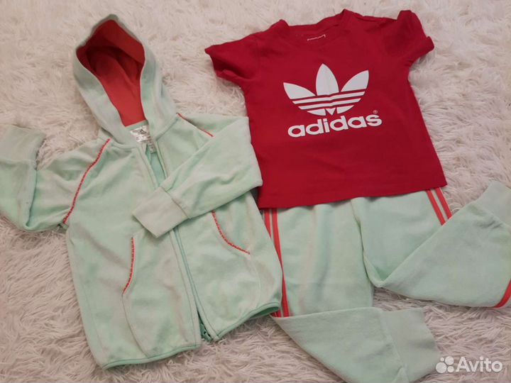 Спортивный костюм adidas на девочку р. 98 оригинал