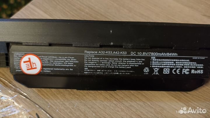 Аккумулятор для ноутбуков asus