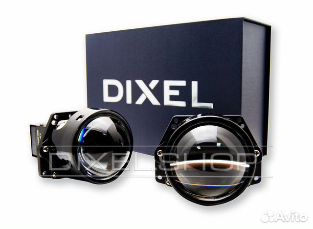 BI-LED линзы Dixel White Night D600. 5000k (2шт)