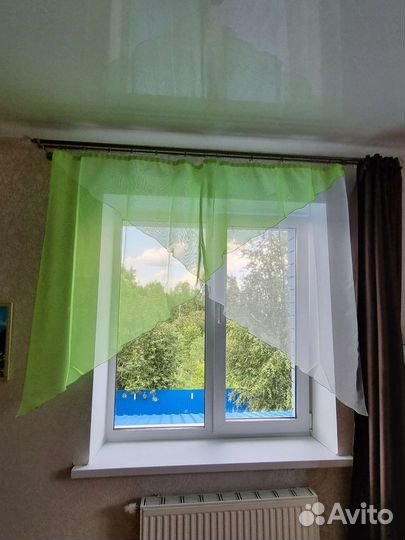 Шторы для кухни короткие