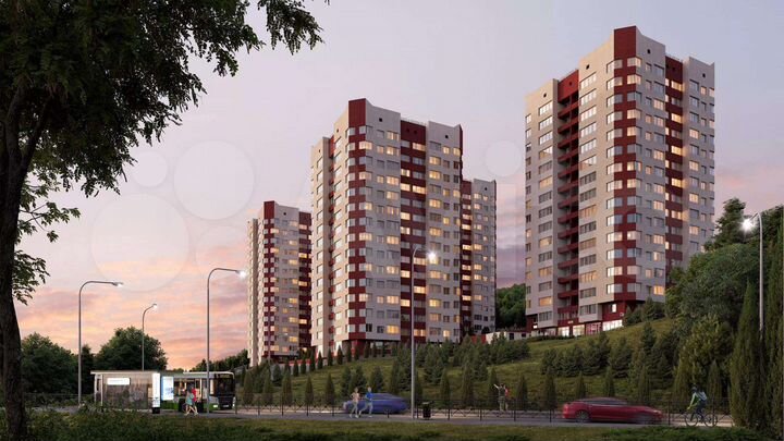 1-к. квартира, 35,8 м², 1/15 эт.