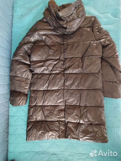 Пуховик женский длинный