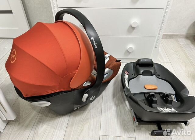 Автолюлька Cybex Aton Q plus, база Cybex Q-fix