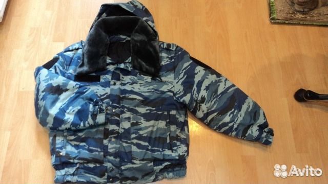 Костюм зимний камуфлированный и черный (новый)