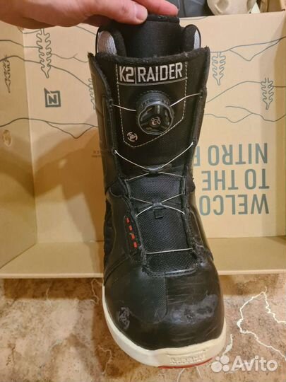 Сноубордические ботинки k2 raider 42.5 eu