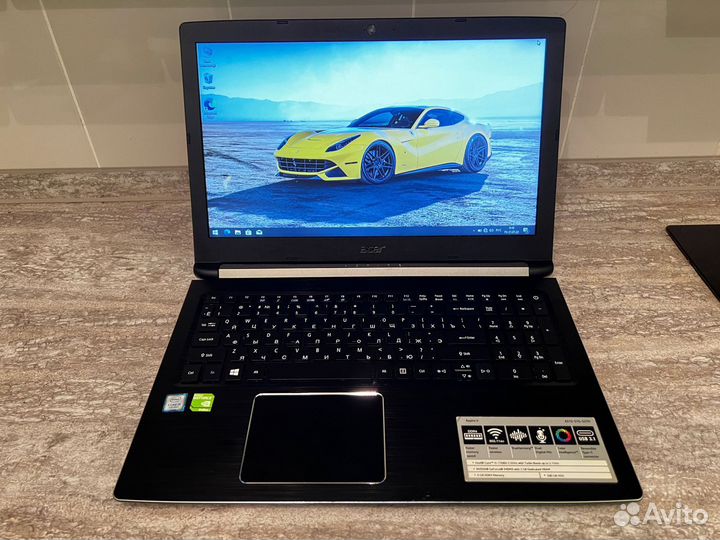 Acer в идеале i5-7200U/GeForce 940MX/12 Gb/SSD 240