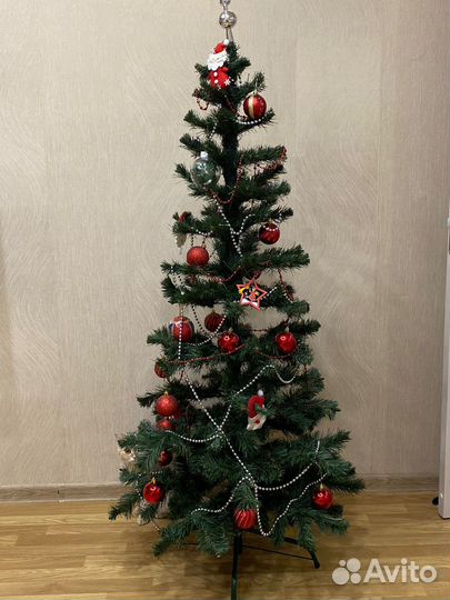 Елка искусственная 160см б/у