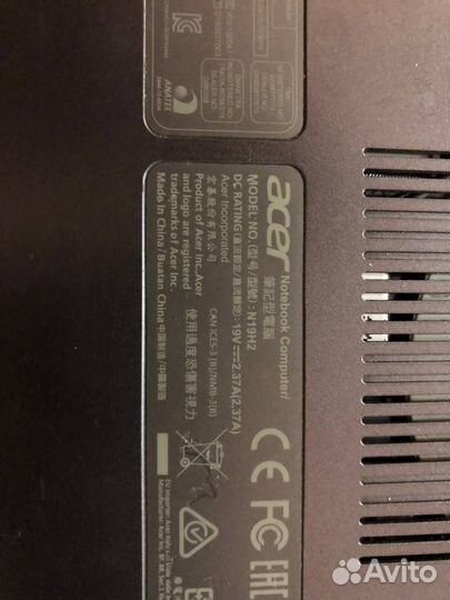 Ноутбук acer