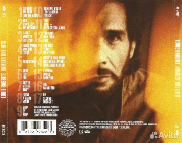 Eddie Rabbitt – Number One Hits CD US