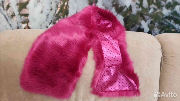 Снуд меховой для девочки