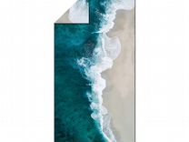 Полотенце пляжное RoadLike Ocean 80*160 см голубой